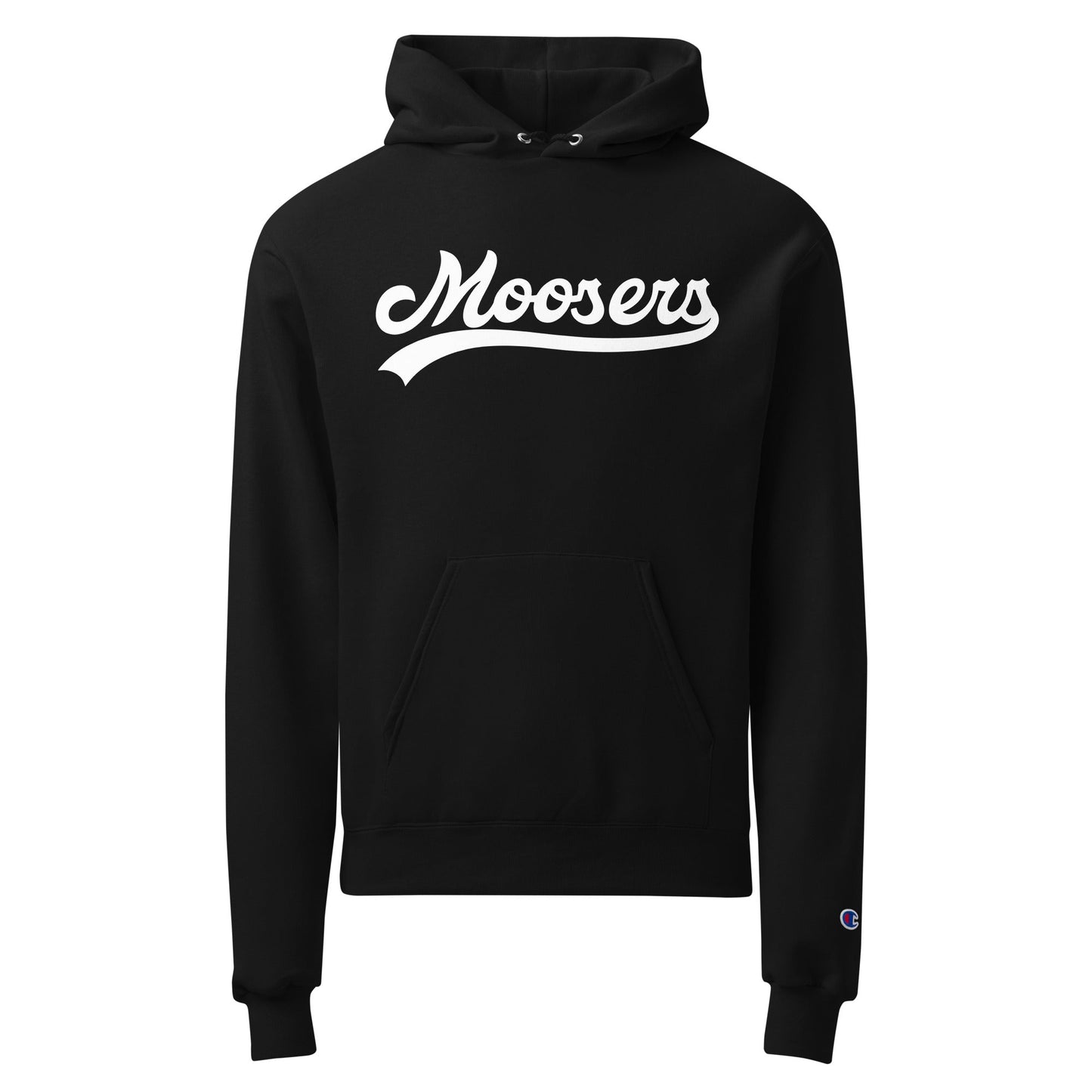 Signature | Champion Hoodie | Moosers | Athletic Script Logo
