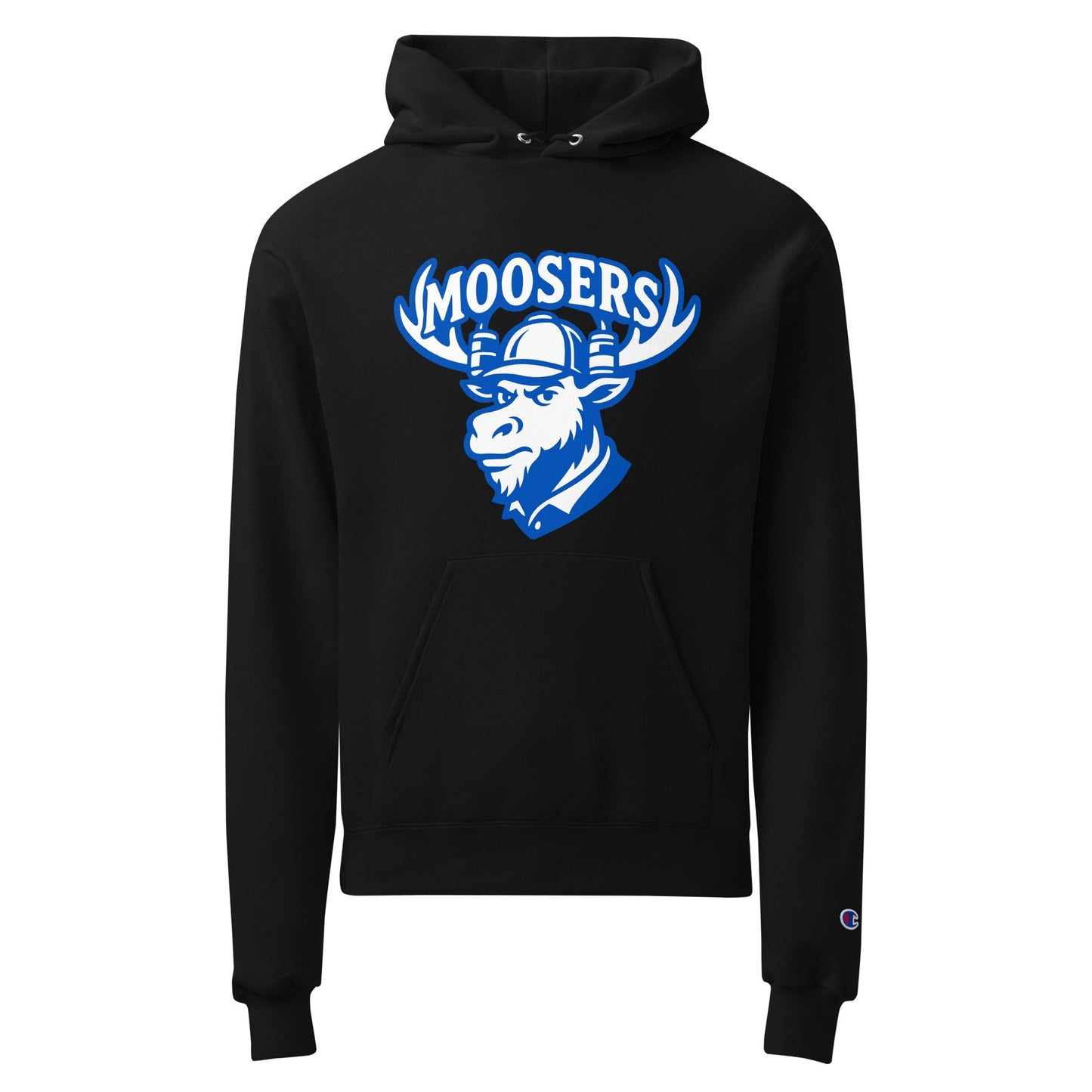 Signature | Champion Hoodie | Moosers | Mascot Logo