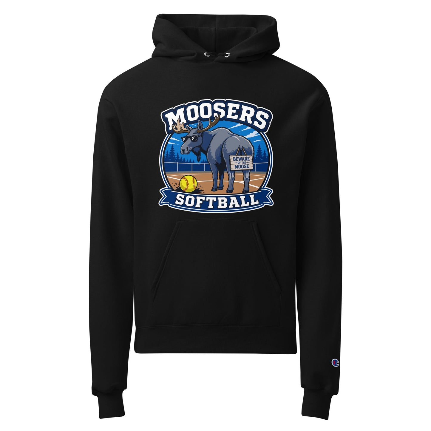 Signature | Champion Hoodie | Moosers | Moose Diamond Mark Logo