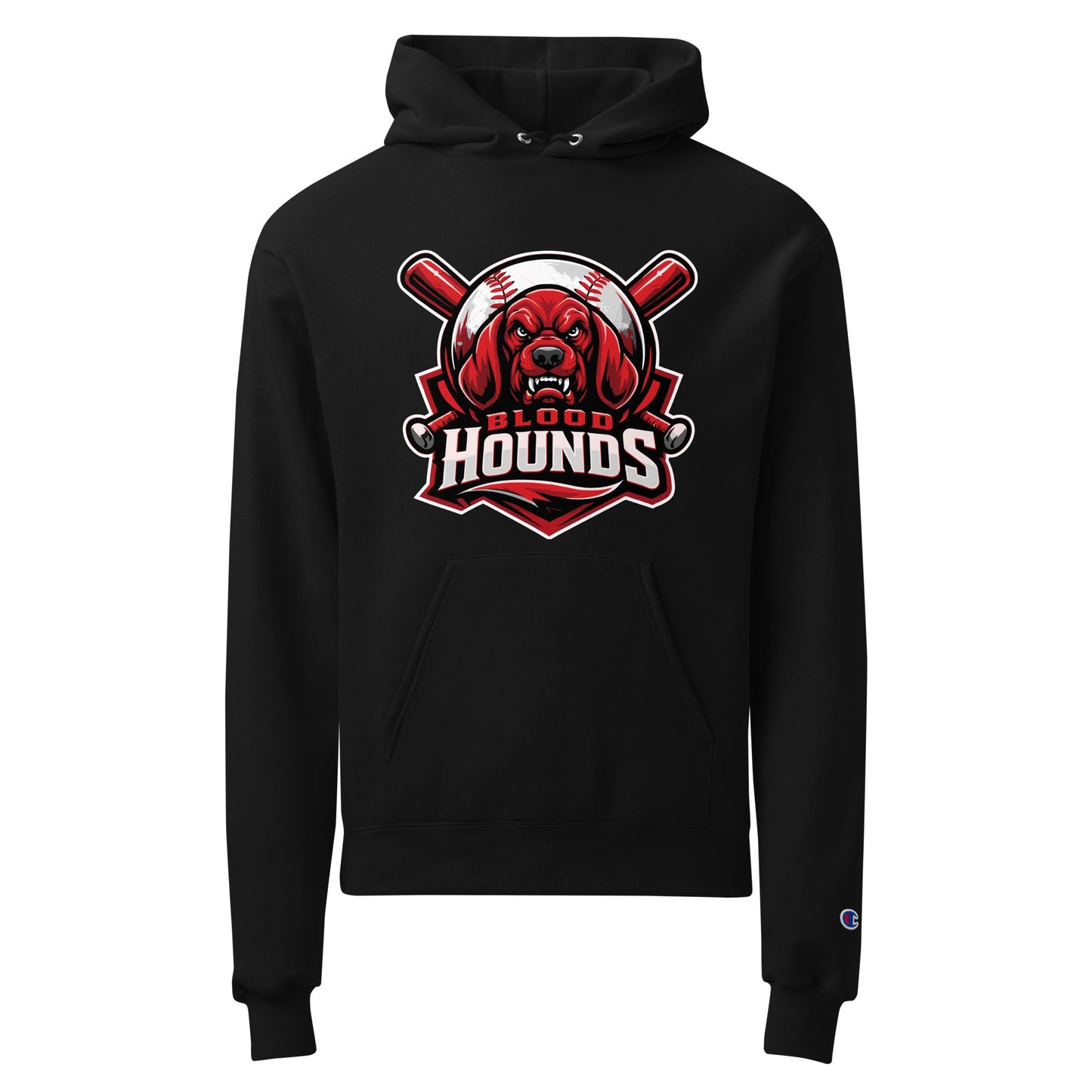Signature | Champion Hoodie | Mountain House Bloodhounds | Blood Hounds Logo
