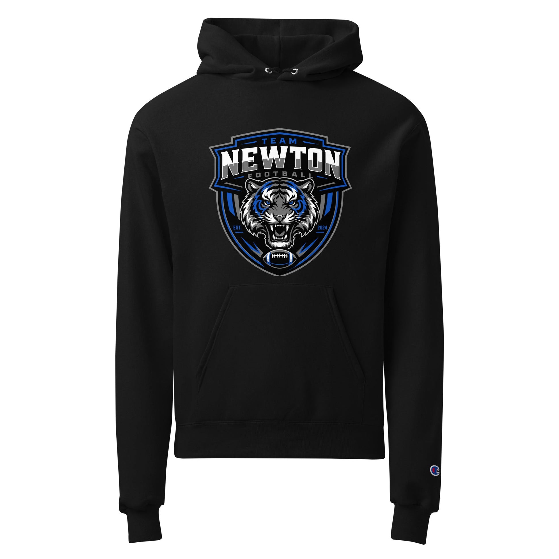 Signature | Champion Hoodie | Newton Youth football league | Shield Logo