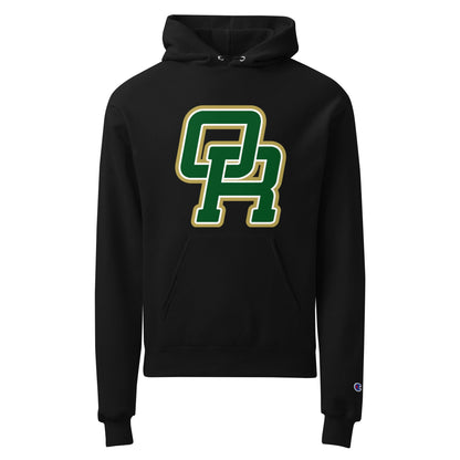 Signature | Champion Hoodie | Oakridge Flag Football | Varsity Interlock Logo
