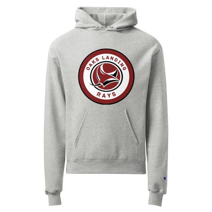 Signature | Champion Hoodie | OAKS LANDING RAYS | Badge Logo