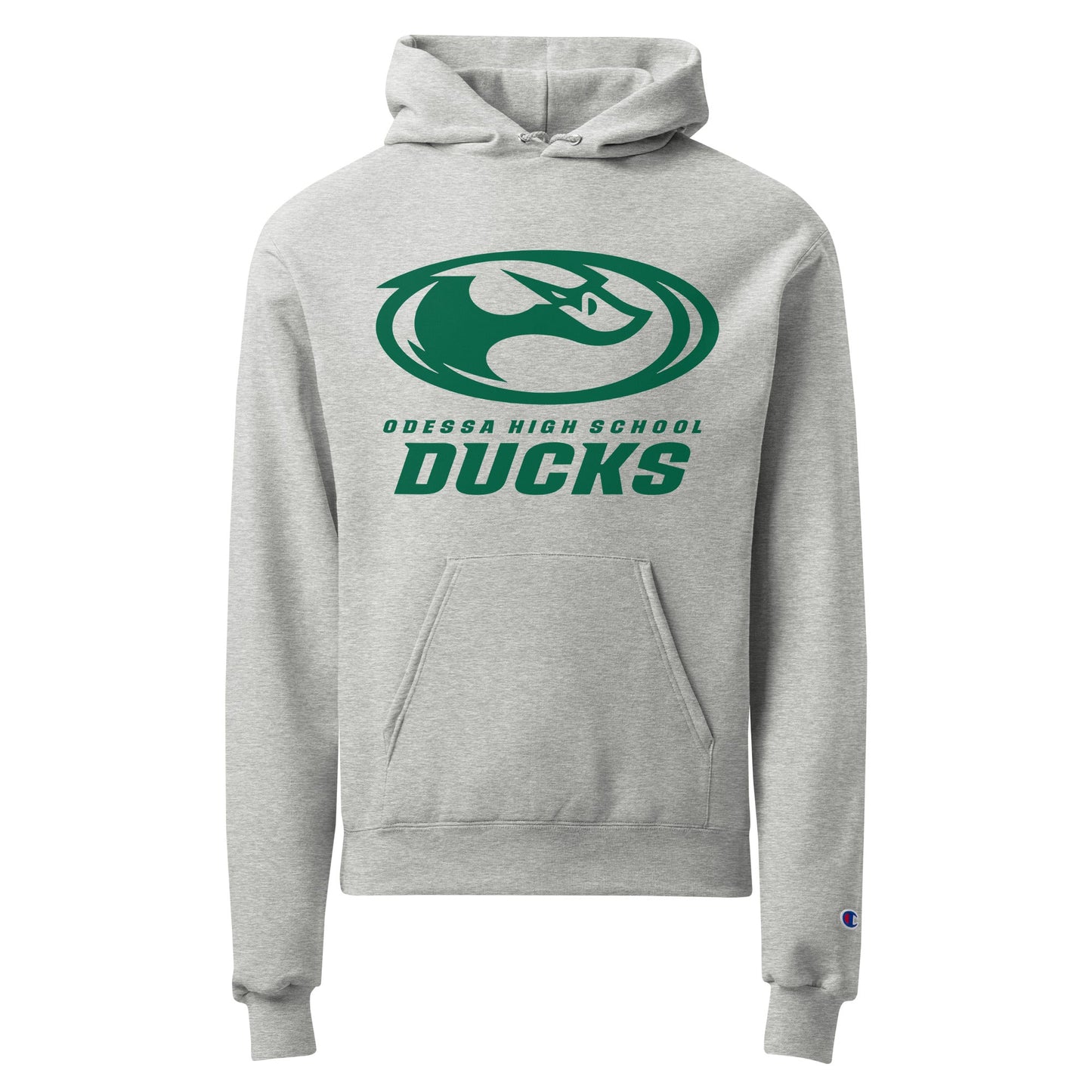 Signature | Champion Hoodie | Odessa Girls Lacrosse | Ducks Green Logo