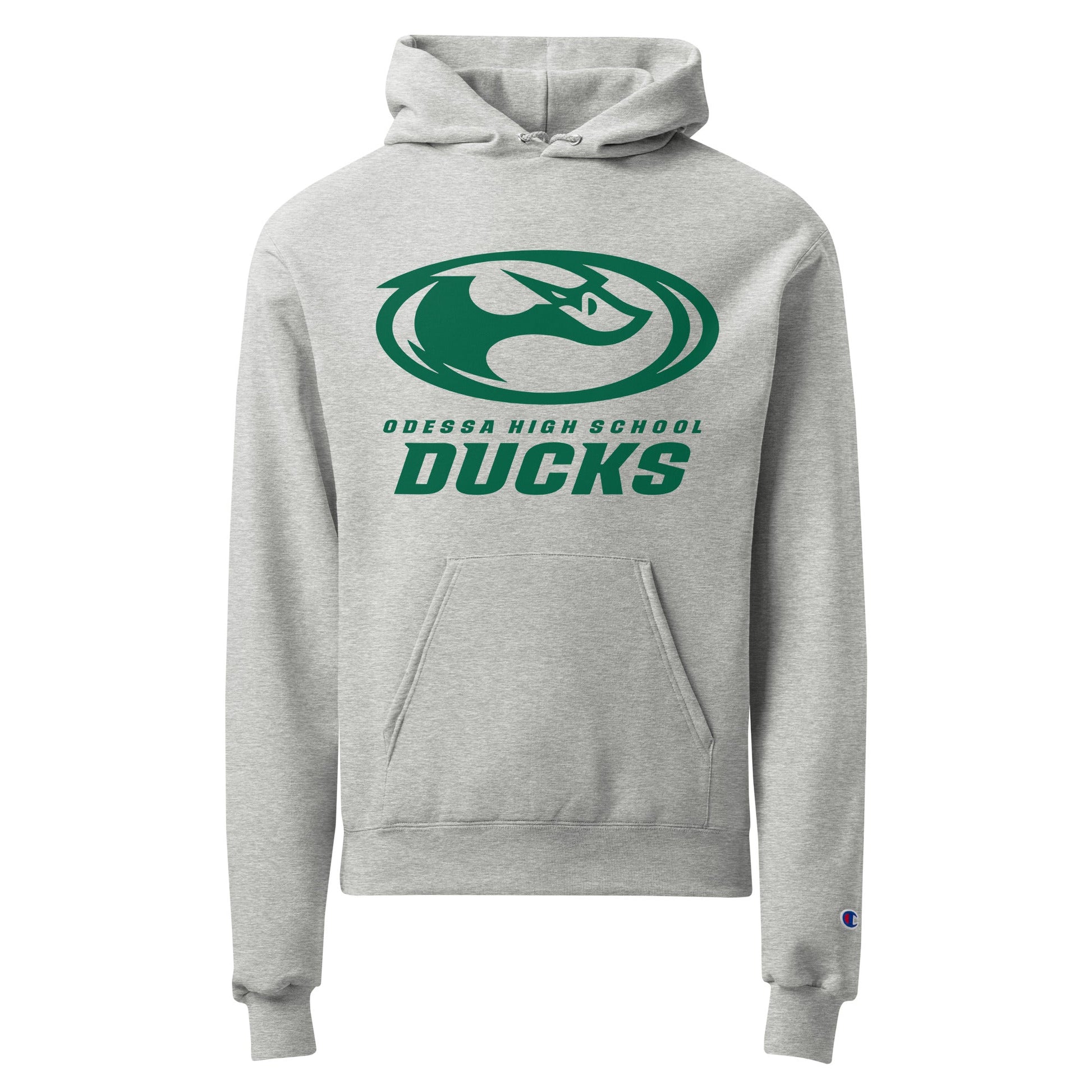Signature | Champion Hoodie | Odessa Girls Lacrosse | Ducks Green Logo
