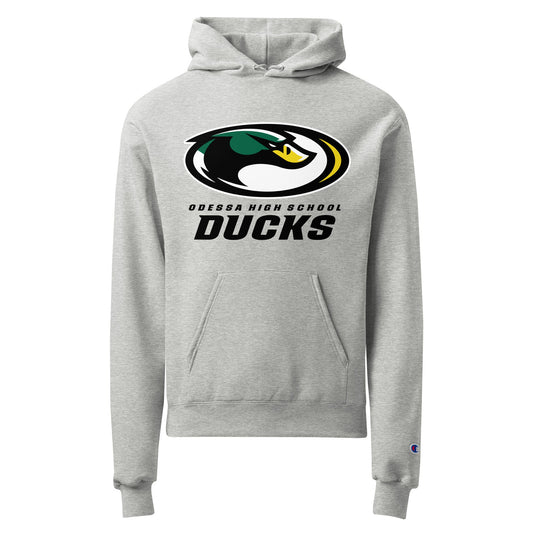 Signature | Champion Hoodie | Odessa Girls Lacrosse | ODH Ducks Logo