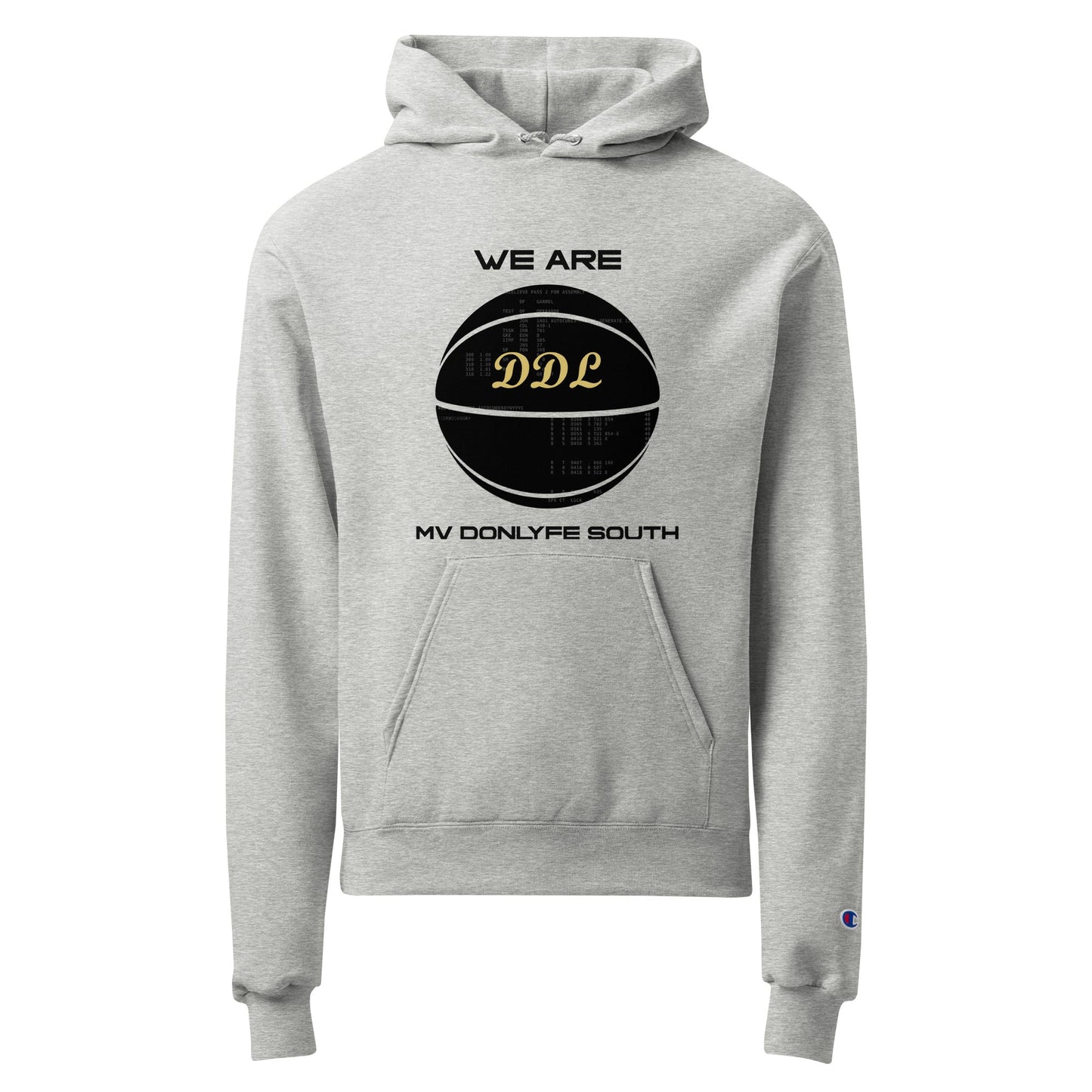 Signature | Champion Hoodie | Official DDL Merchandise | Emblem Logo
