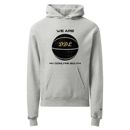 Signature | Champion Hoodie | Official DDL Merchandise | Emblem Logo