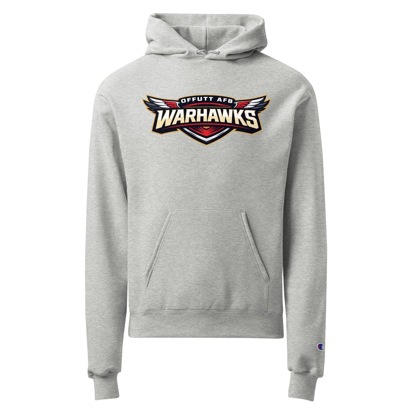 Signature | Champion Hoodie | Offutt AFB Warhawks | Mark Logo