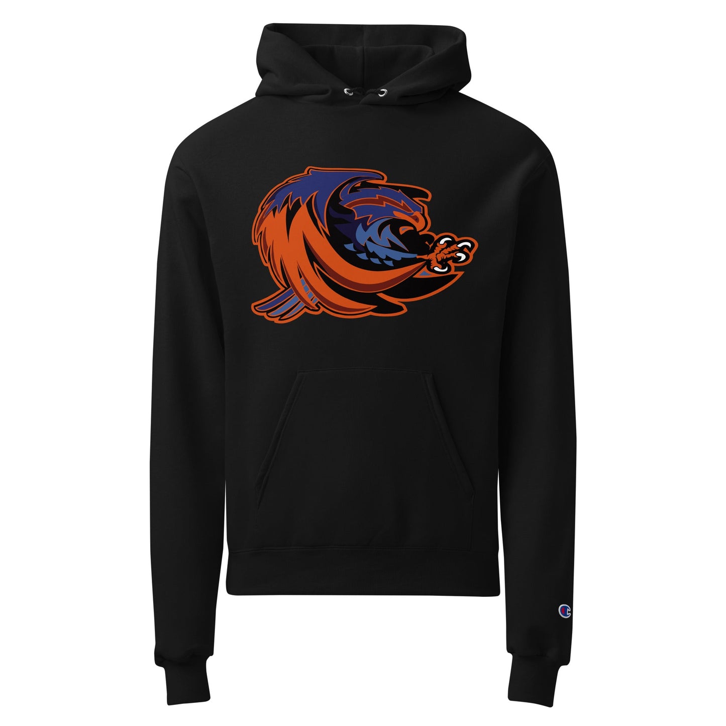 Signature | Champion Hoodie | Offutt AFB Warhawks | Mascot Logo