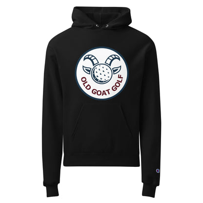 Signature | Champion Hoodie | Old Goat Golf | Badge Logo
