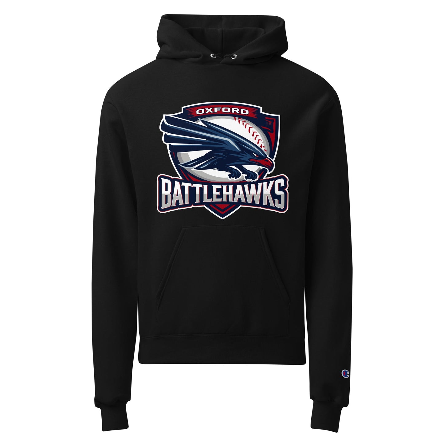 Signature | Champion Hoodie | Oxford Battlehawks 13U | Badge Logo