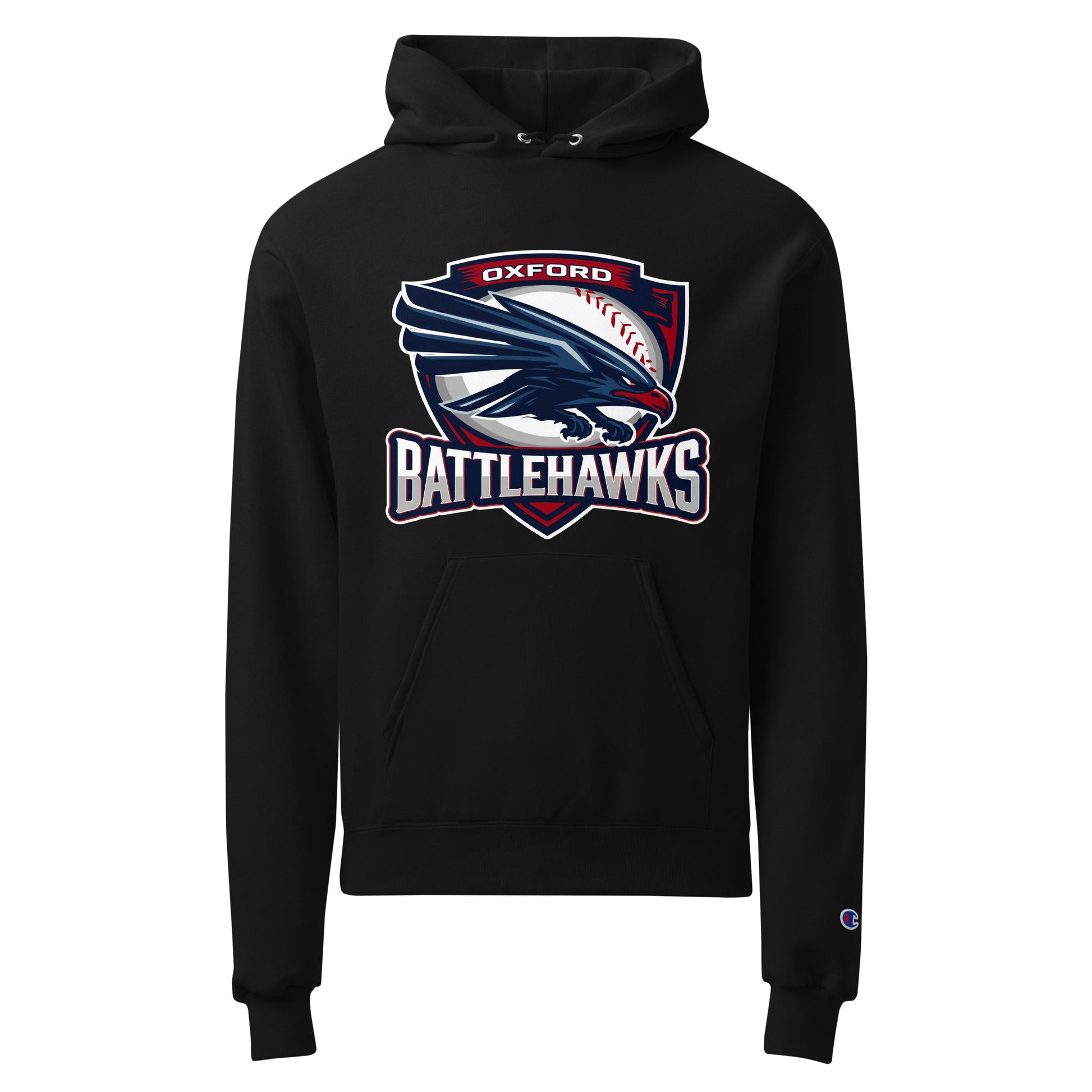 Signature | Champion Hoodie | Oxford Battlehawks 13U | Badge Logo