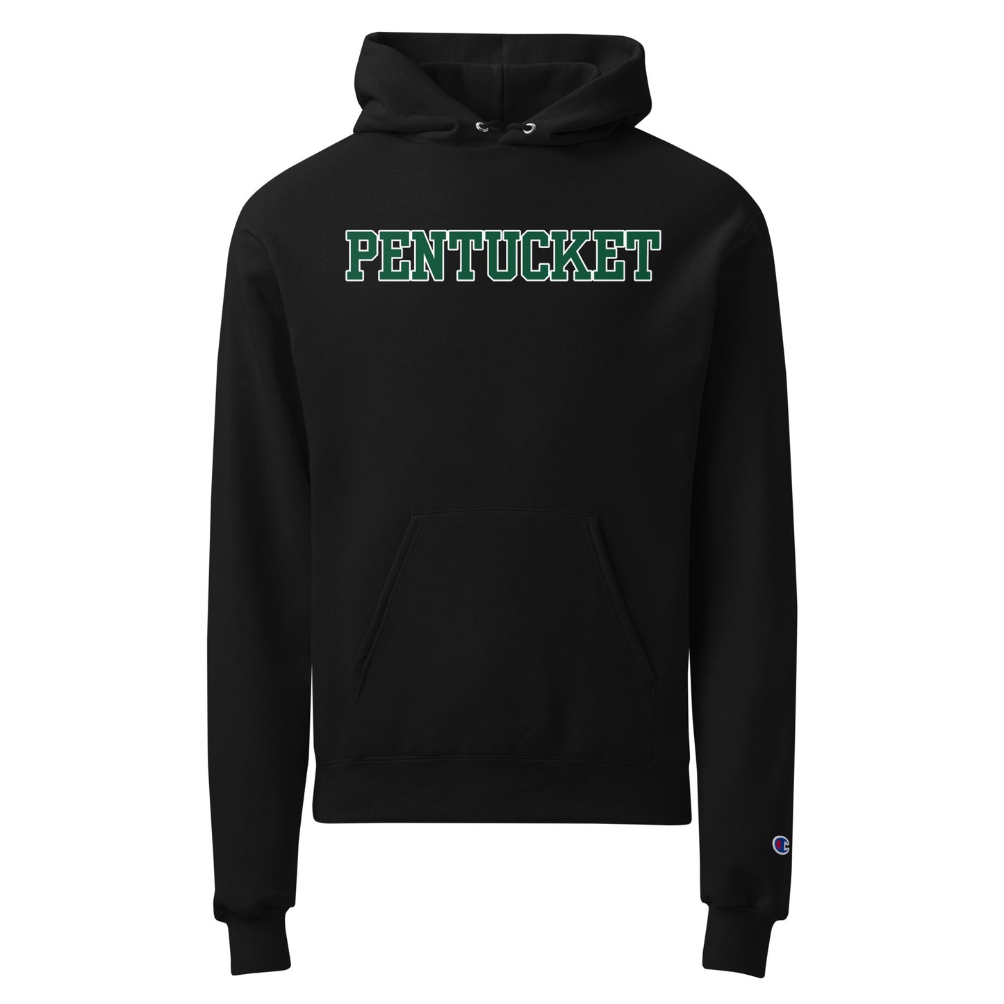 Signature | Champion Hoodie | Pentucket Youth Football and Cheer | Script Logo