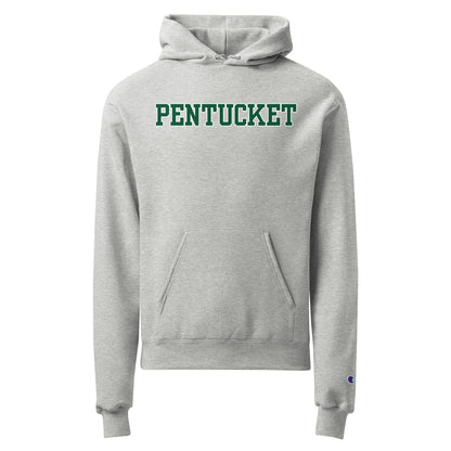 Signature | Champion Hoodie | Pentucket Youth Football and Cheer | Script Logo