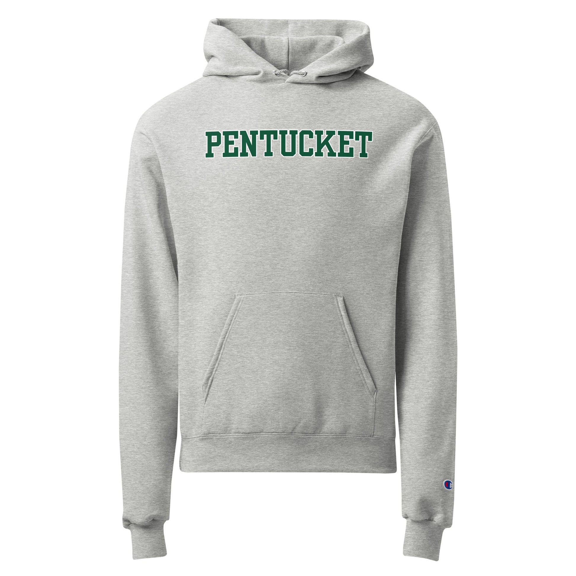 Signature | Champion Hoodie | Pentucket Youth Football and Cheer | Script Logo