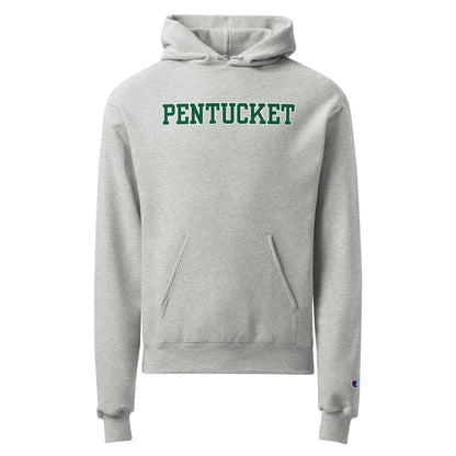 Signature | Champion Hoodie | Pentucket Youth Football and Cheer | Script Logo