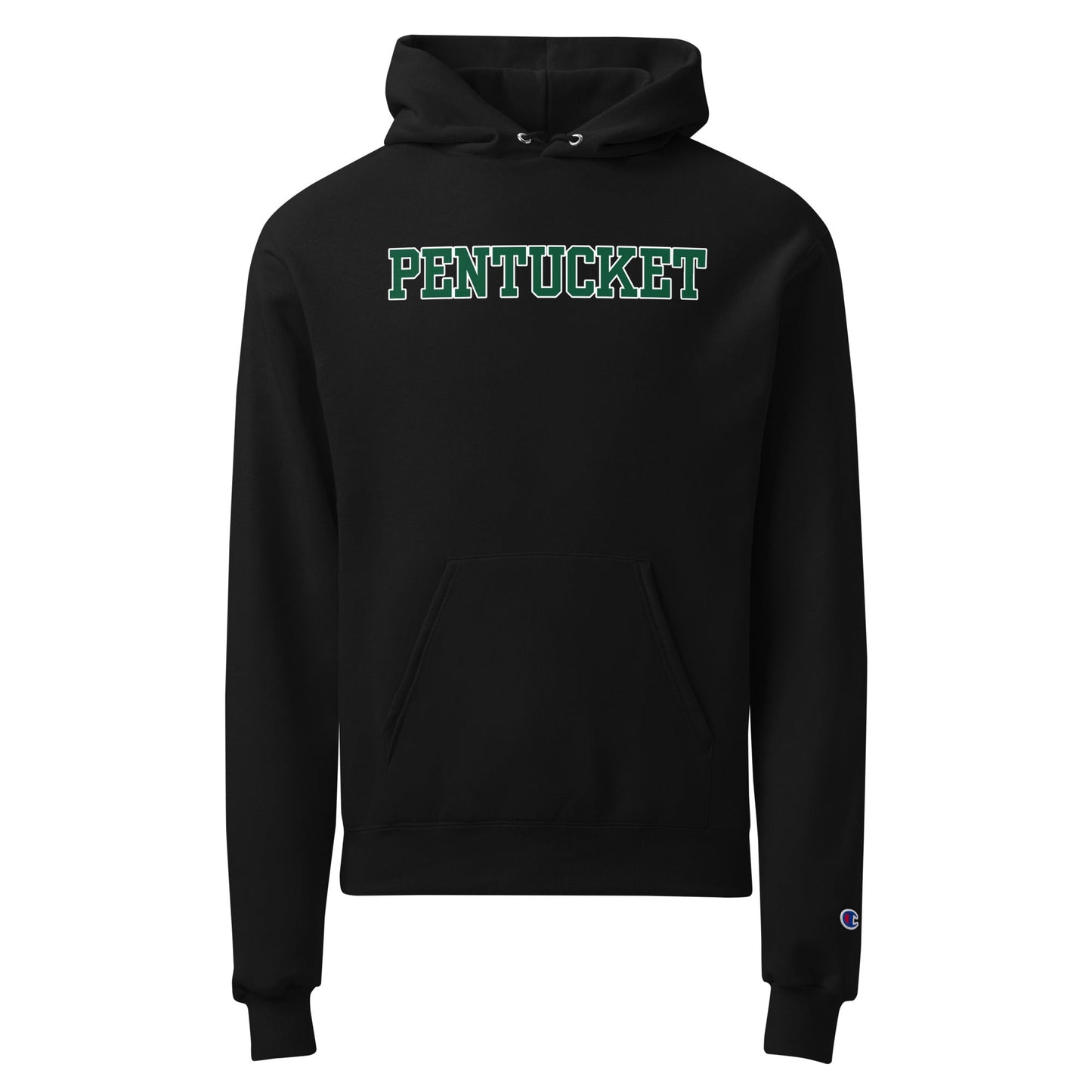 Signature | Champion Hoodie | Pentucket Youth Football and Cheer | Script Logo