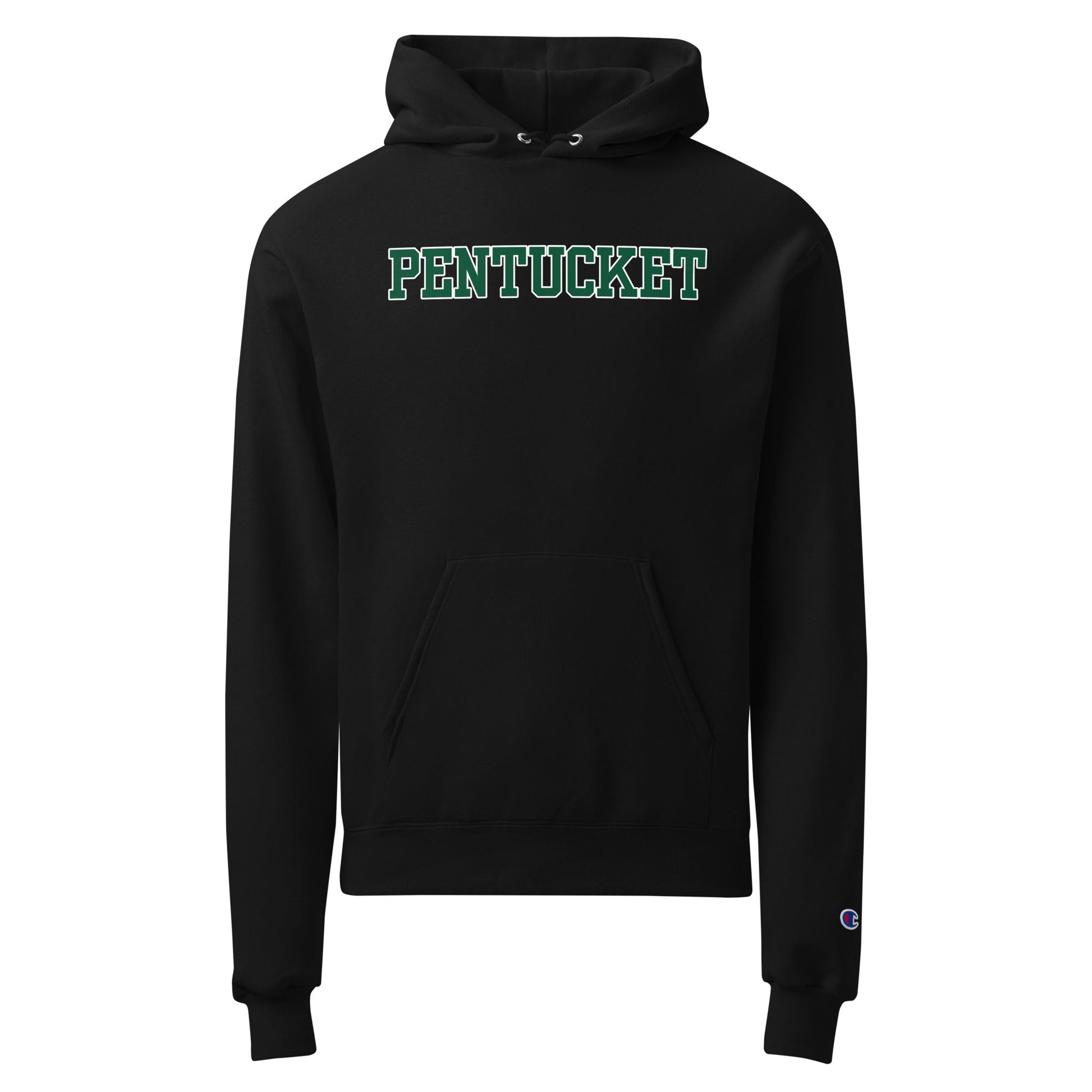 Signature | Champion Hoodie | Pentucket Youth Football and Cheer | Script Logo