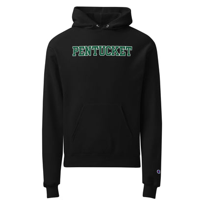 Signature | Champion Hoodie | Pentucket Youth Football and Cheer | Script Logo
