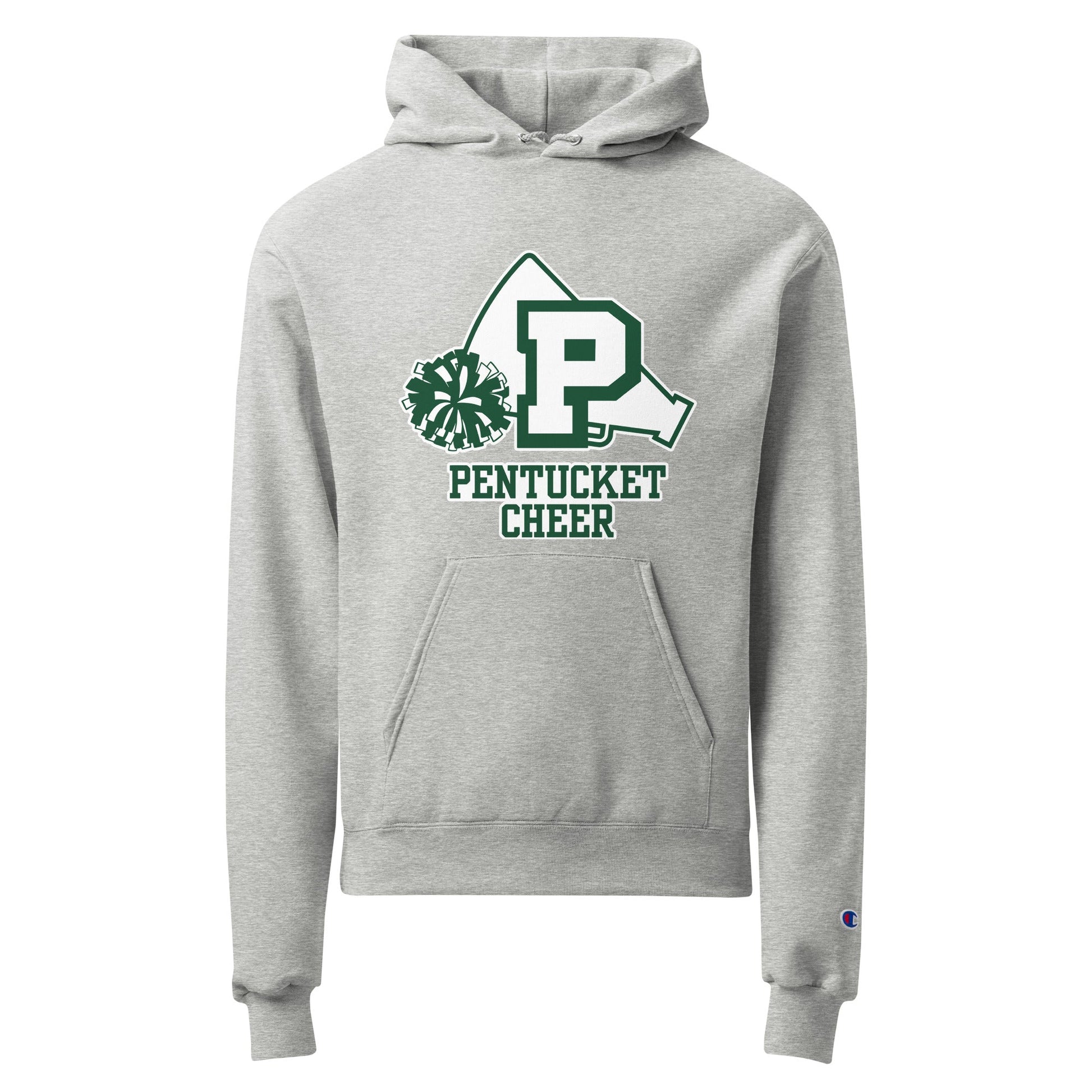 Signature | Champion Hoodie | Pentucket Youth Football and Cheer | Sideline Vanguard Logo