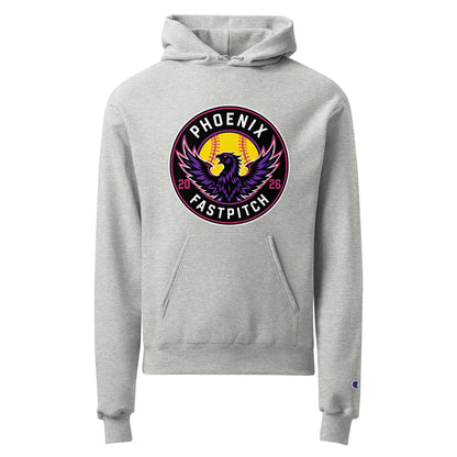 Signature | Champion Hoodie | Phoenix Fastpitch | Badge Logo