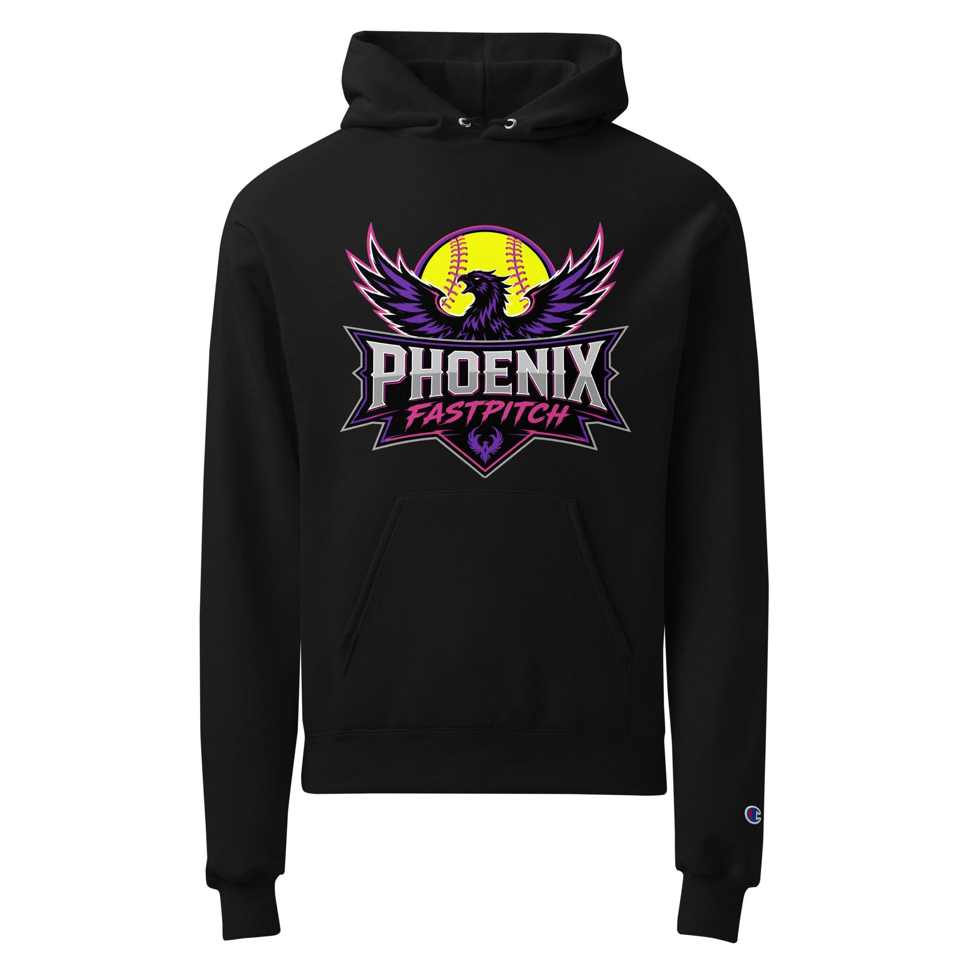 Signature | Champion Hoodie | Phoenix Fastpitch | Emblem Logo