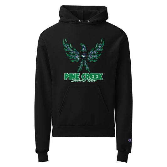 Signature | Champion Hoodie | PINE CREEK SWIM & DIVE | '24 Logo