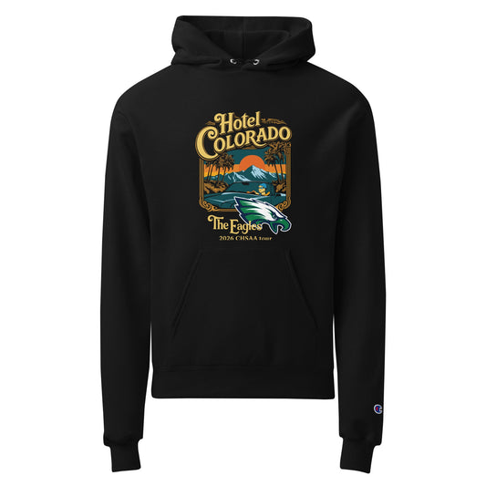 Signature | Champion Hoodie | PINE CREEK SWIM & DIVE | Hotel Colorado Logo