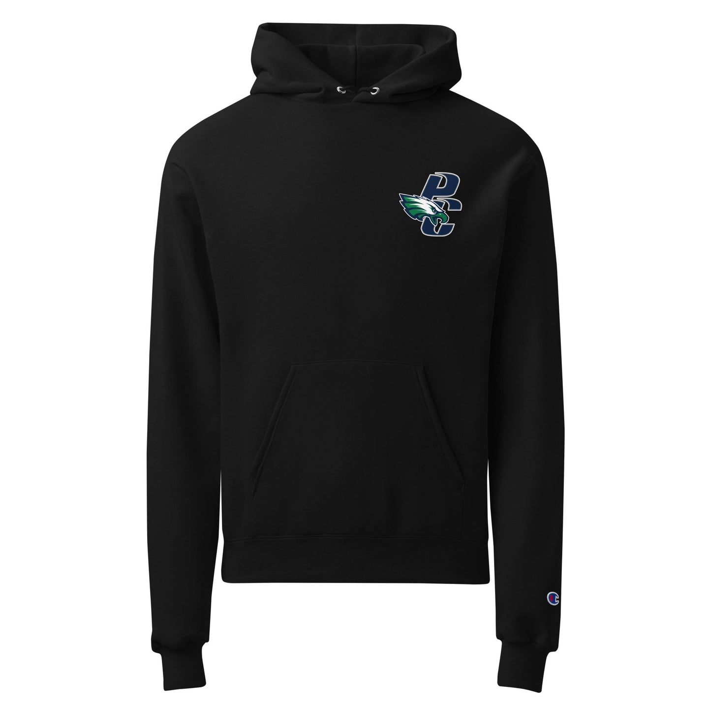 Signature | Champion Hoodie | PINE CREEK SWIM & DIVE | PC Mascot Logo