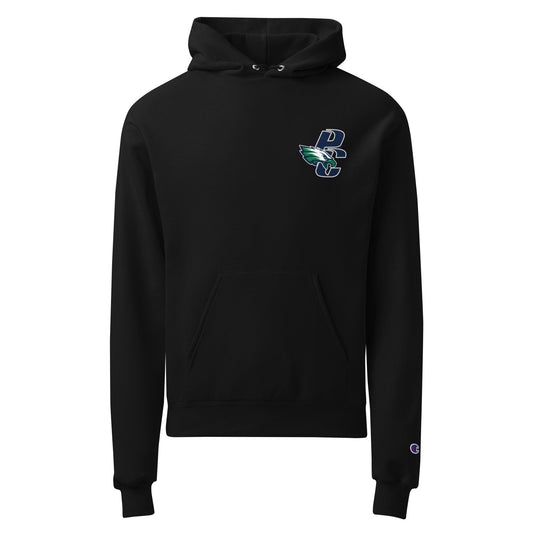 Signature | Champion Hoodie | PINE CREEK SWIM & DIVE | PC Mascot Logo