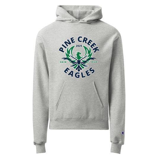 Signature | Champion Hoodie | PINE CREEK SWIM & DIVE | Swim & Dive Logo