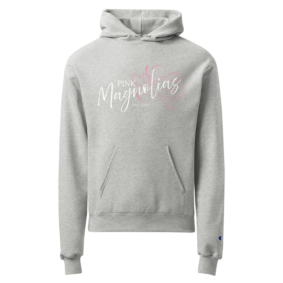 Signature | Champion Hoodie | Pink Magnolias Dance | Modern Script Logo