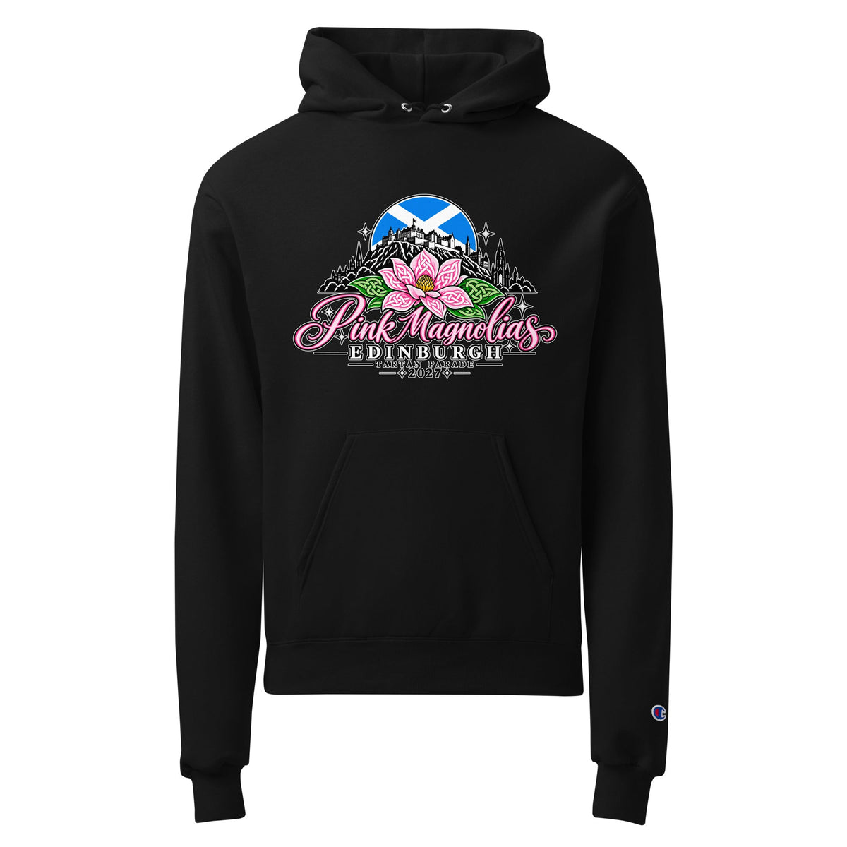 Signature | Champion Hoodie | Pink Magnolias Dance | Vanguard Logo