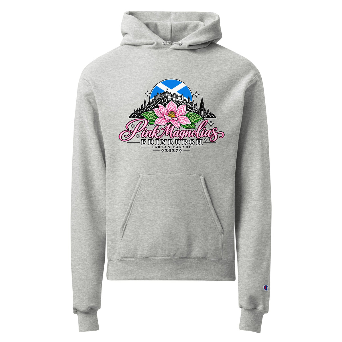 Signature | Champion Hoodie | Pink Magnolias Dance | Vanguard Logo