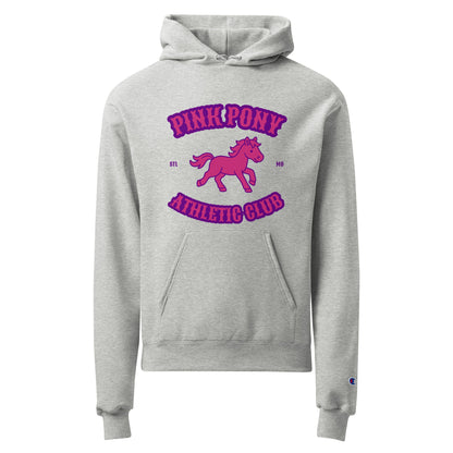 Signature | Champion Hoodie | Pink Pony Athletic Club | Crest Logo
