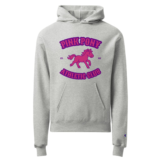 Signature | Champion Hoodie | Pink Pony Athletic Club | Crest Logo