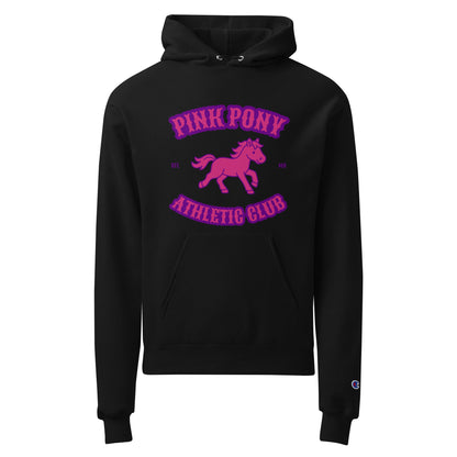 Signature | Champion Hoodie | Pink Pony Athletic Club | Crest Logo