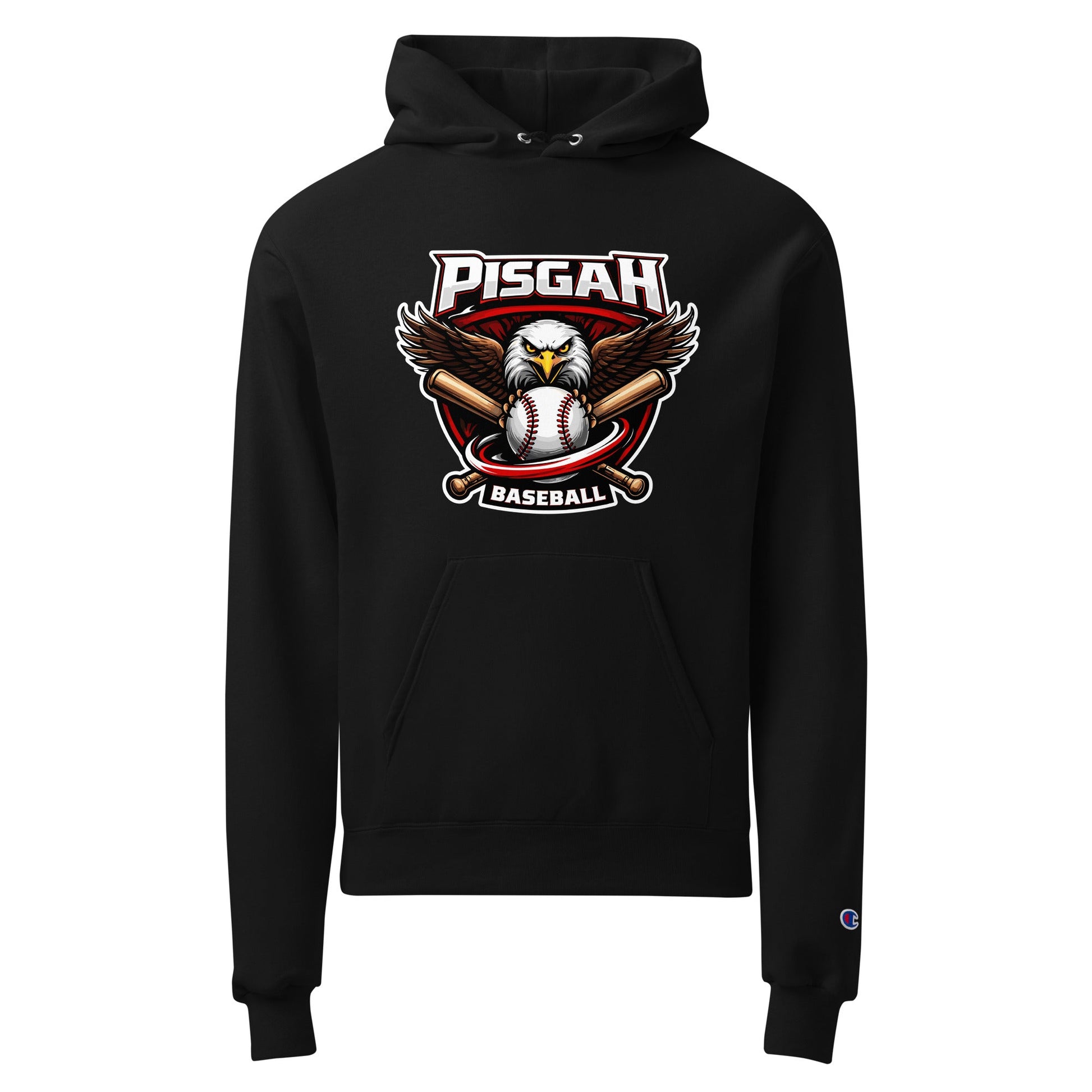 Signature | Champion Hoodie | Pisgah Rec League | Eagle Baseball Logo