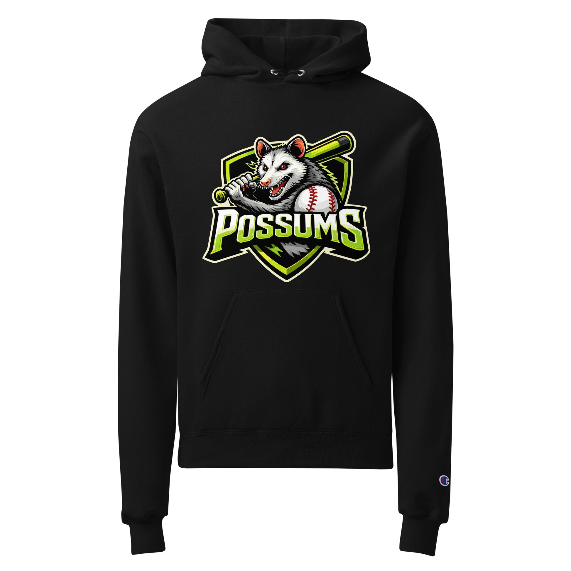 Signature | Champion Hoodie | Possums | Mascot Logo