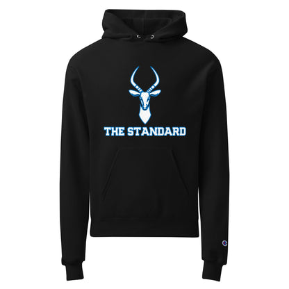 Signature | Champion Hoodie | Poudre Football | Standard Mark Logo