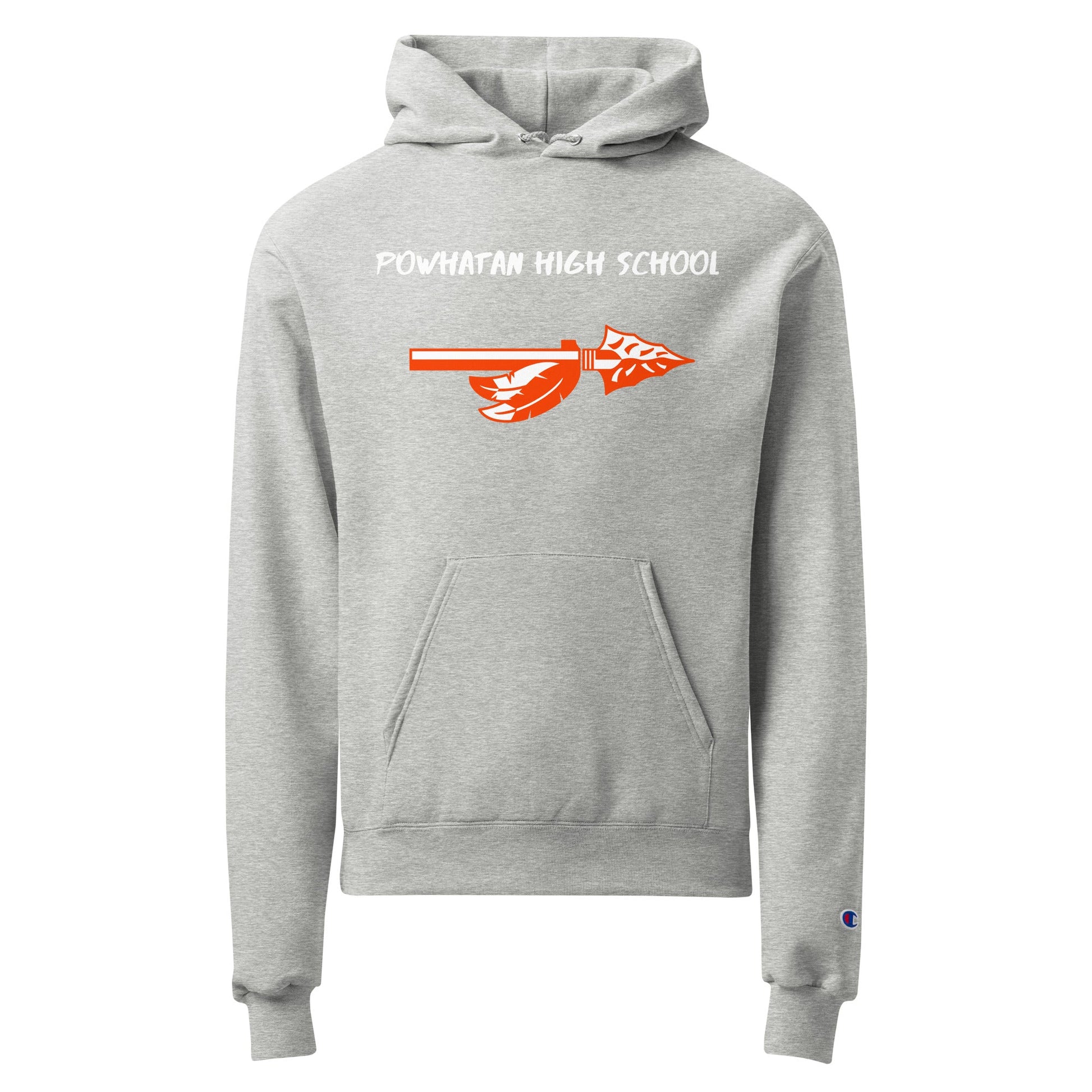 Signature | Champion Hoodie | Powhatan lacrosse | Arrowhead Logo
