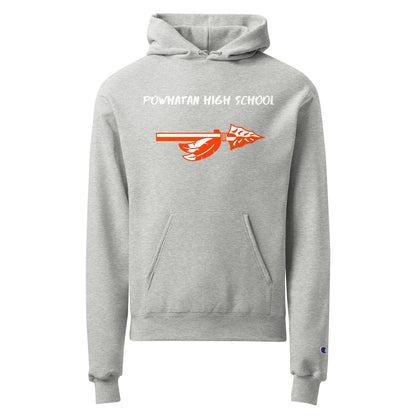 Signature | Champion Hoodie | Powhatan lacrosse | Arrowhead Logo