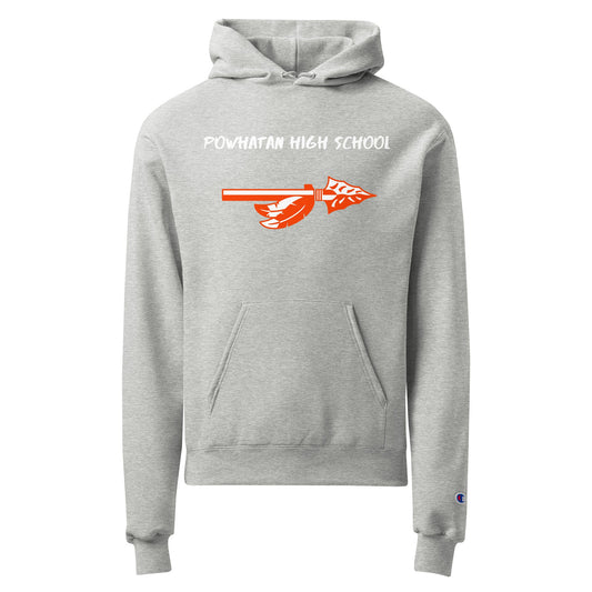 Signature | Champion Hoodie | Powhatan lacrosse | Arrowhead Logo