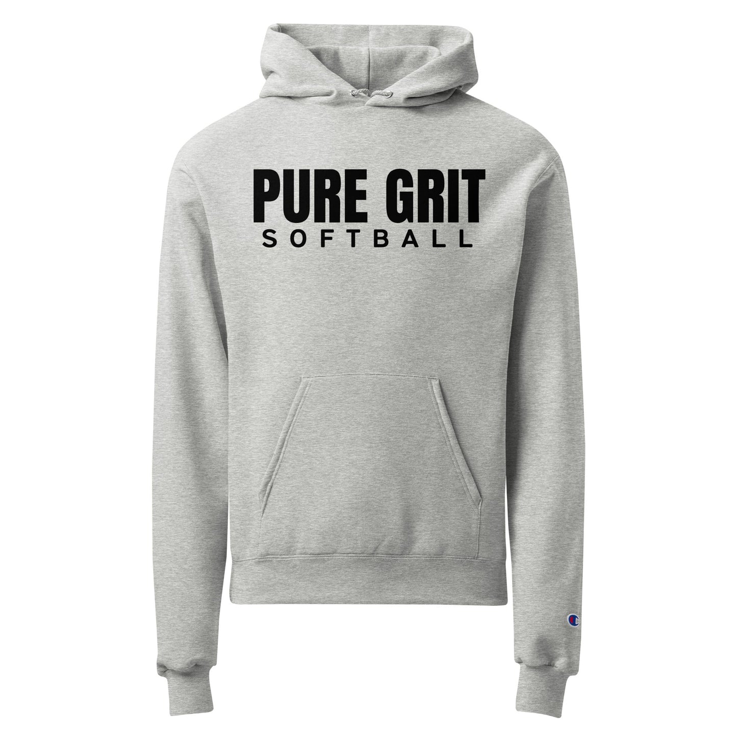 Signature | Champion Hoodie | Pure Grit Softball | Main Logo