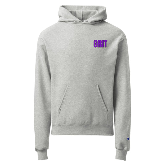 Signature | Champion Hoodie | Pure Grit Softball | Purple Logo