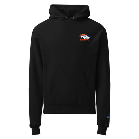 Signature | Champion Hoodie | Rapid City Broncos - BHYFL | Athletics Logo