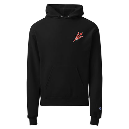 Signature | Champion Hoodie | Red Springs Track and Field | Trident Logo