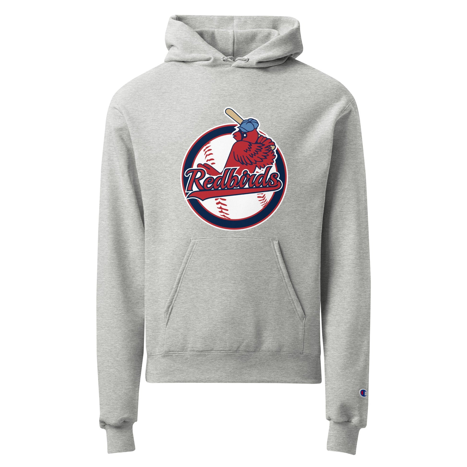 Signature | Champion Hoodie | Redbirds | Vintage Badge Logo