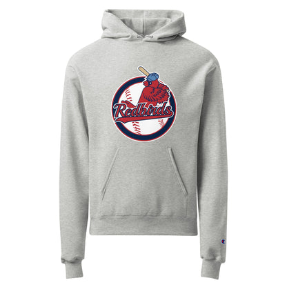 Signature | Champion Hoodie | Redbirds | Vintage Badge Logo
